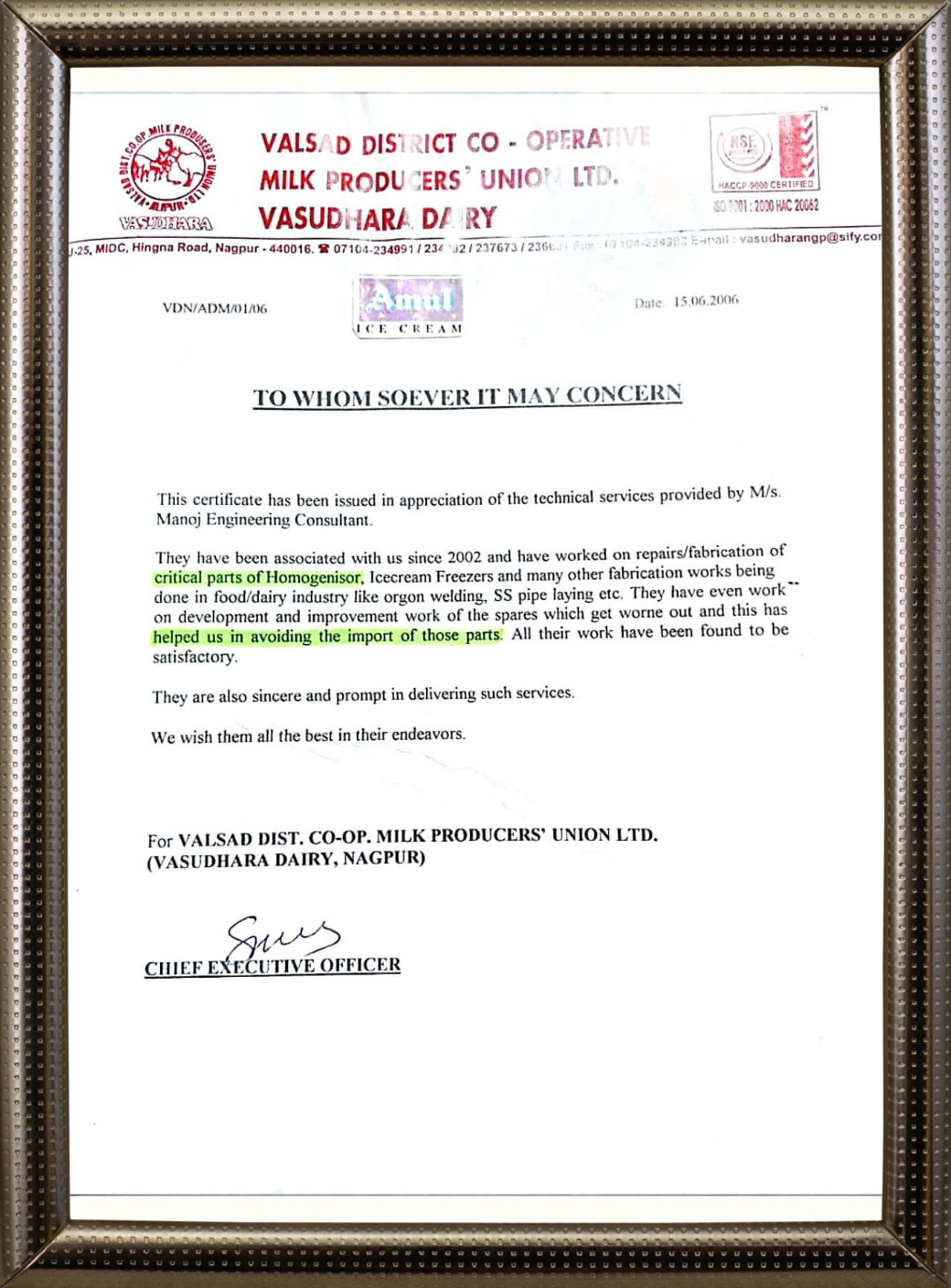 Certificate 4