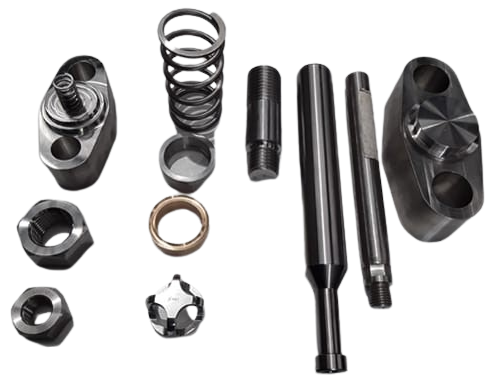 ASSEMBLY DRAWING, PRESSURE GAUGE, WASHER, FLANGE, GASKET, O-RING, STUD, NUT - Manoj Engineering Products